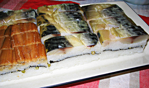 大西洋鯖＋穴子寿司