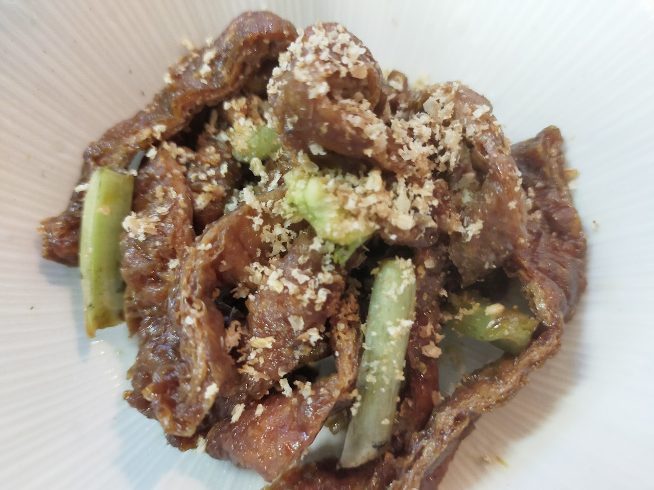 山葵茎と油揚げ